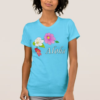 T-shirt Tee - shirts hawaïens pour des femmes