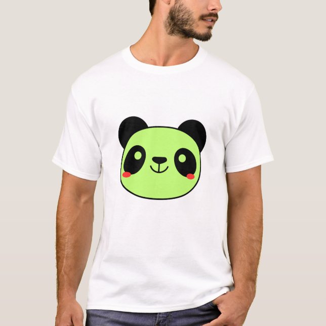 T-shirt Tee - shirts Jaune Panda (Devant)