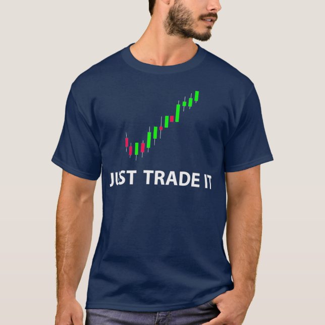 T-shirt Tee - shirts stock FX Trading - JUSTE COMMERCE IT  (Devant)