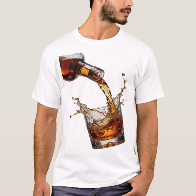 T-shirt Tee SHISKY SPLASH Argent Élégant (Devant)