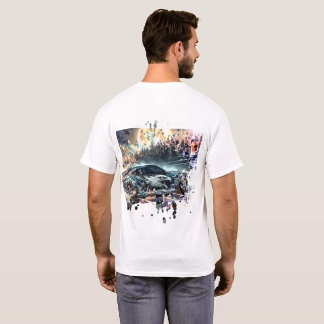 T-shirt Tee Street Eagle Velocity Burst Car   (Dos entier)