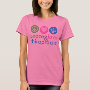 T-shirt Tee Tee T-shirt Peace Love & Chiropractic