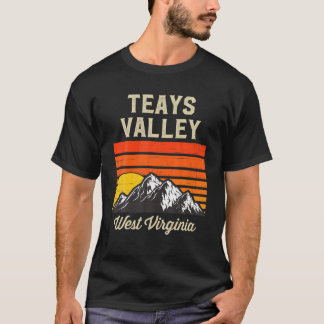 T-shirt Tee Valley West Virginia Retro City State USA