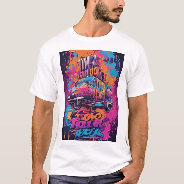 T-shirt Tee Vibes Couleur (Devant)