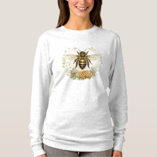 T-shirt Tee vintage abeille pour femmes