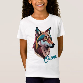 T-Shirt Tee Wolf Artistique Personnalisable - Ajoutez Votr