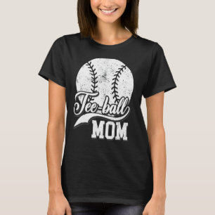 T-shirt Teeball Maman Vintage Ball Maman Fête de la mère p