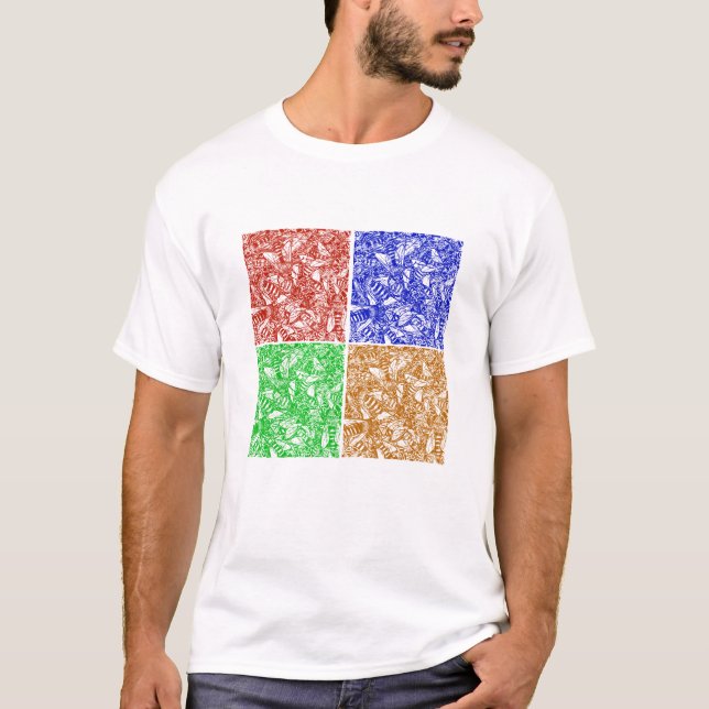 T-shirt Teeming Beeing Colour (Devant)