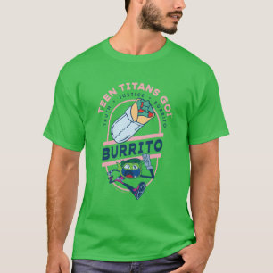 T-shirt Teen Titans Go ! Beast Boy "Truth Justice Burrito"