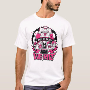 T-shirt Teen Titans Go! "We Ride" Retro Moto Graphic