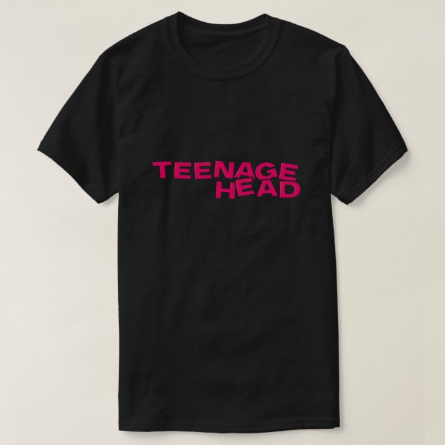 T-shirt Teenage Head (Rose) Plain (Design devant)