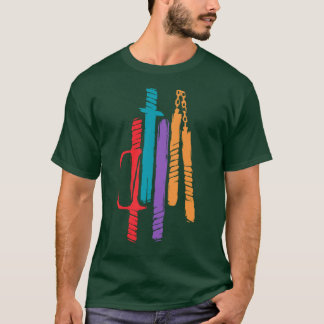 T-shirt Teenage Mutant Ninja WeaponsMNTInspired Minimalist