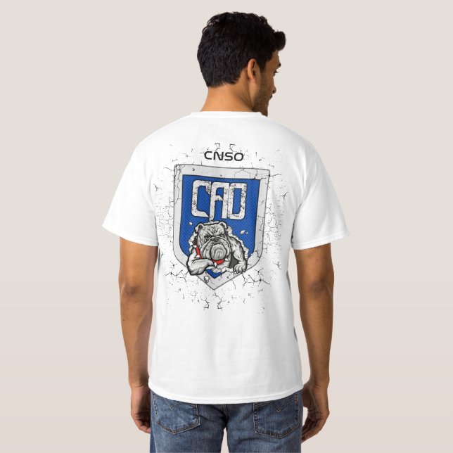 T-SHIRT TEESHIRT BLANC CAO (Dos entier)
