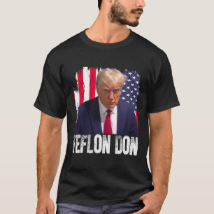 T-shirt Teflon Don Donald Trump Photo D'identité