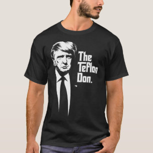 T-shirt Teflon Don Trump Monochromatique Art Iconique