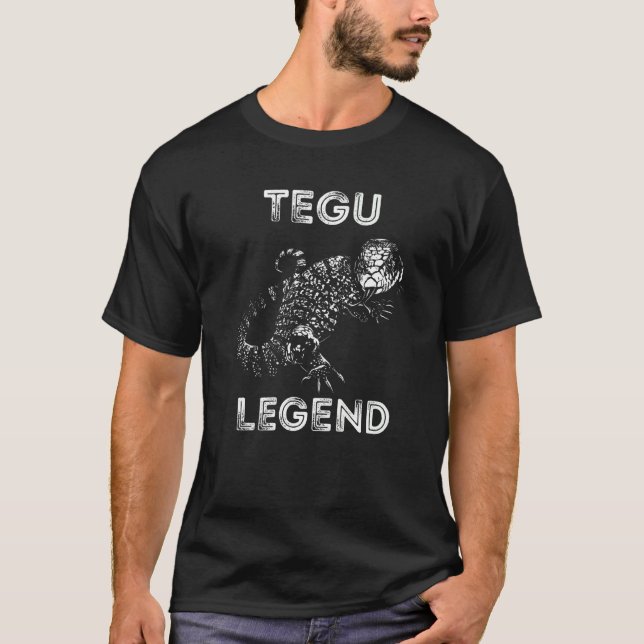 T-shirt Tegu Legend Propriétaire de reptile Tegu Lizard Te (Devant)