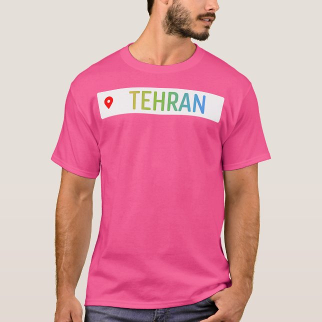 T-shirt Téhéran Rainbow Iran (Devant)