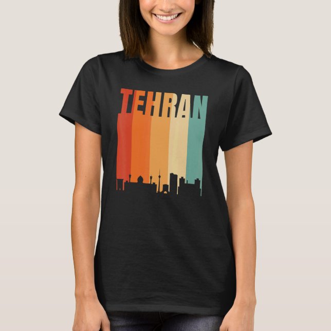 T-shirt Téhéran Skyline (Devant)