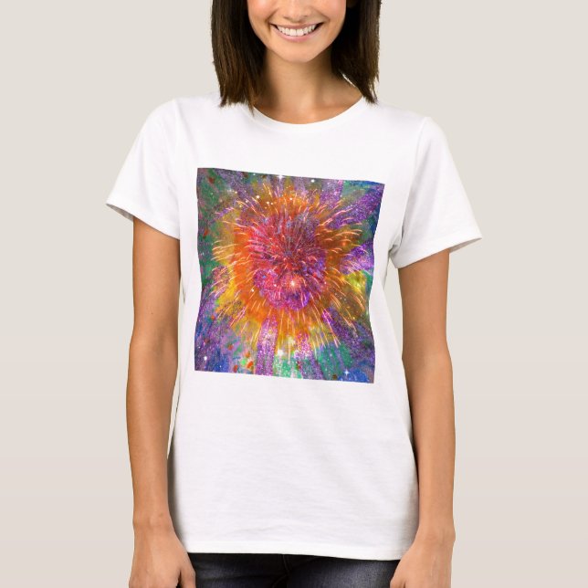 T-shirt Teignez en nouant (Devant)
