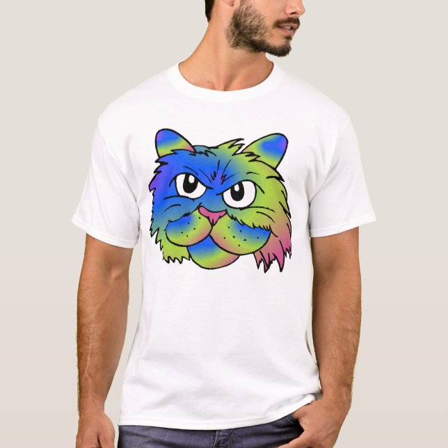 T-shirt Teignez en nouant le chat (Devant)