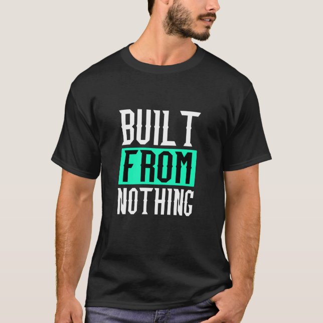T-shirt Teinte Aqua Turquoise Clair from Scratch Graphique (Devant)