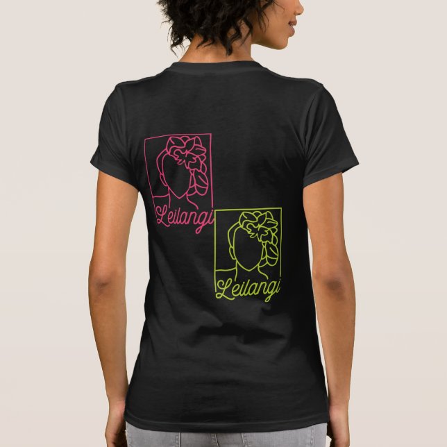 T-shirt Teinte "Double Trouble" en 2 couleurs (Dos)