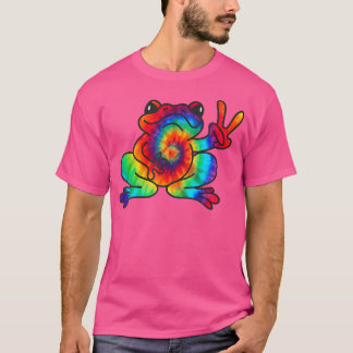 T-shirt Teinture cool De Grenouille Pour Garçons Et Filles