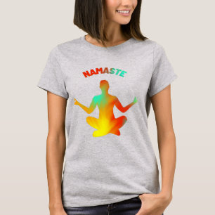 T-shirt teinture de cravate de namaste