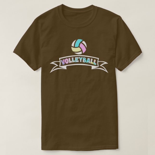 T-shirt Teinture de volleyball (Design devant)
