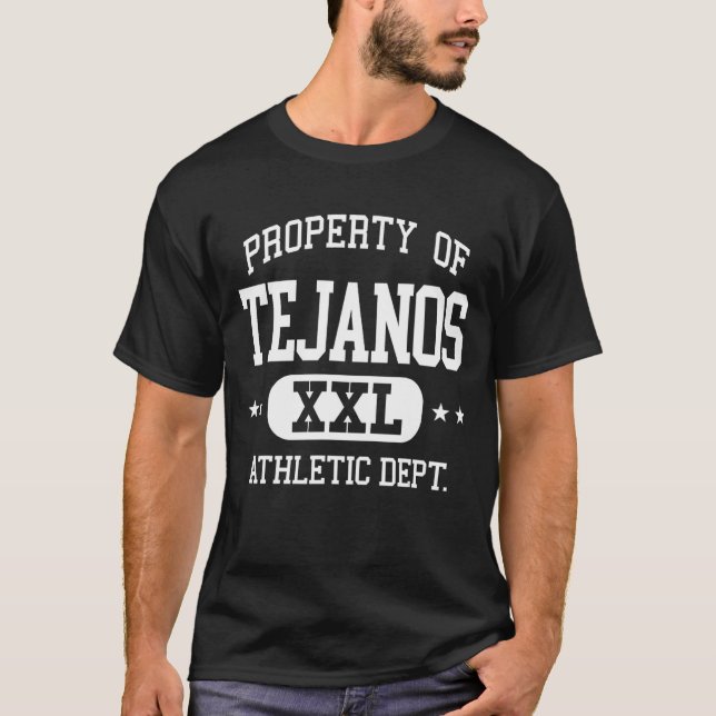 T-shirt Tejanos Retro Athletic Property Département (Devant)