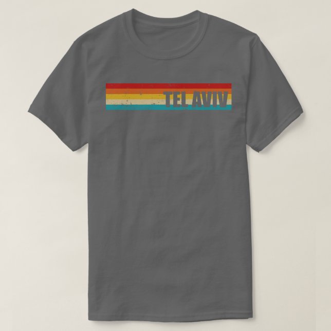 T-shirt Tel Aviv vintage (Design devant)