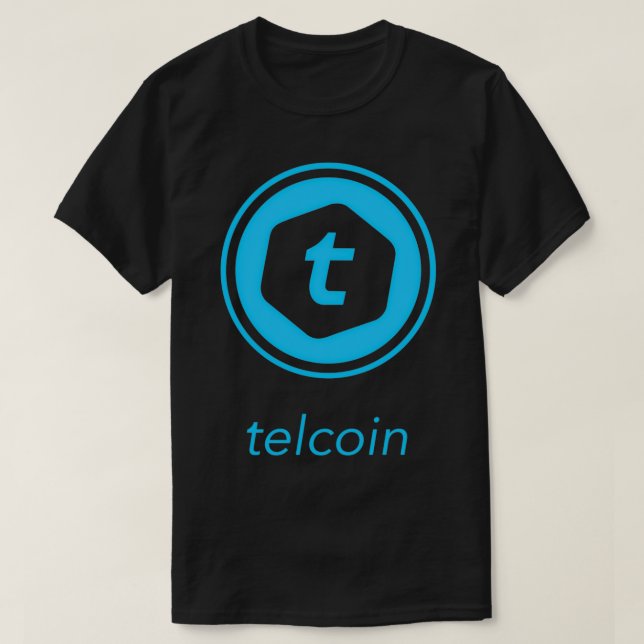 T-shirt TELCOIN Crypto HODL TEL Token be Blockchain Rich M (Design devant)