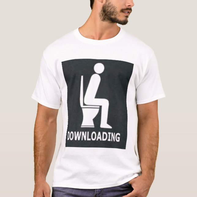 T-shirt téléchargement (Devant)