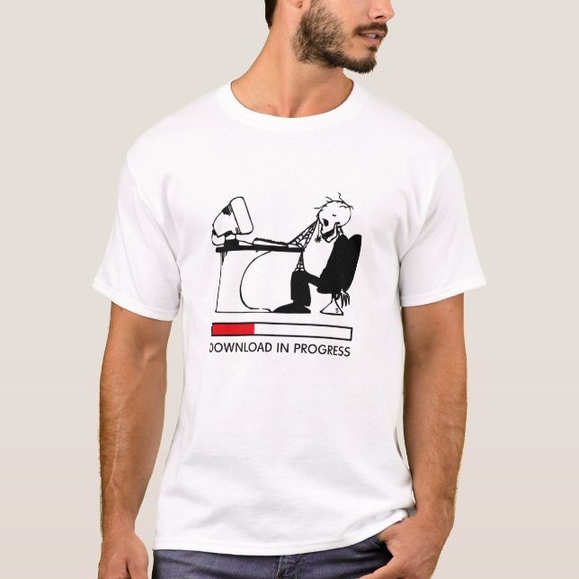 T-shirt Téléchargement en cours (Devant)