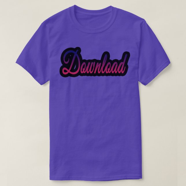 T-shirt Télécharger (Design devant)
