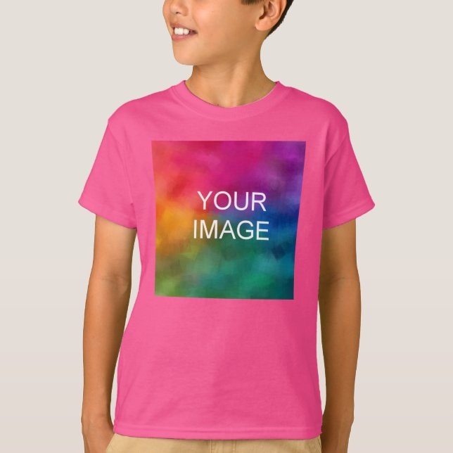 T-shirt Télécharger vos Modèles photo Garçons Enfants Wow  (Devant)