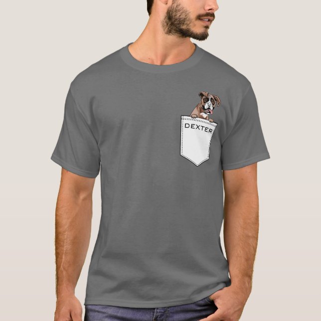 T-shirt Téléchargez votre nom d'animal de compagnie Pocket (Devant)