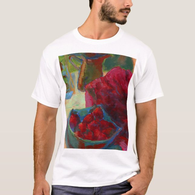 T-shirt Téléchargez votre oeuvre | Tourner la peinture per (Devant)