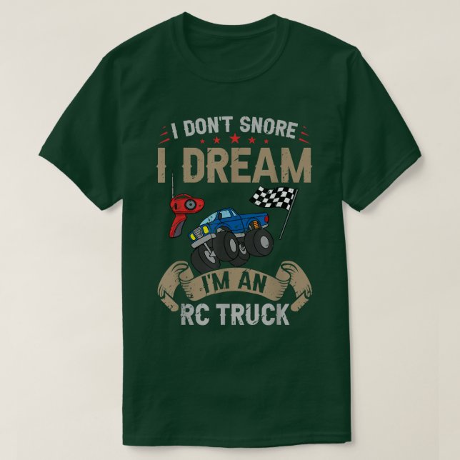 T-shirt Télécommande Rc Truck Monster Car 2378 (Design devant)
