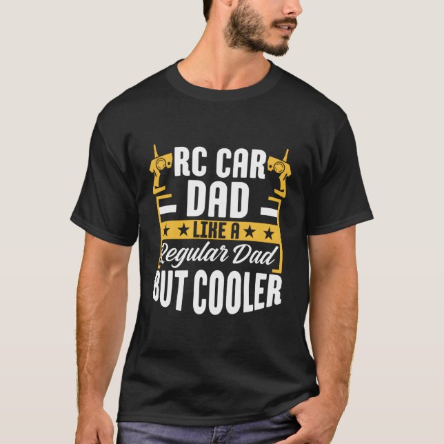 T-shirt Télécommande Rc Voiture Papa Comme Un Papa Régulie (Devant)