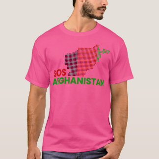 T-shirt Télégramme SOS afghanistan