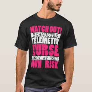 T-shirt Télémétrie Infirmière Vêtements Cute Infirmières D