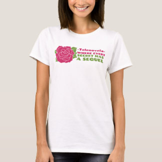 T-shirt Telenovela où chaque secret a un sésame