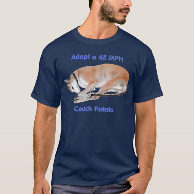 T-shirt téléphage de 45 M/H (Devant)