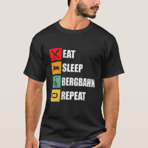 T-shirt Téléphérique à câble Gondole Manger Dormir Chemin