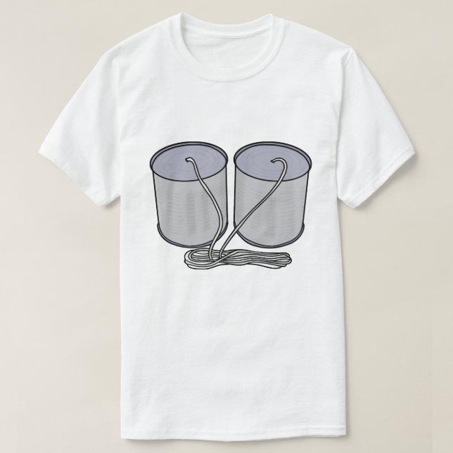 T-shirt Téléphone Boîte de Conserves (Design devant)