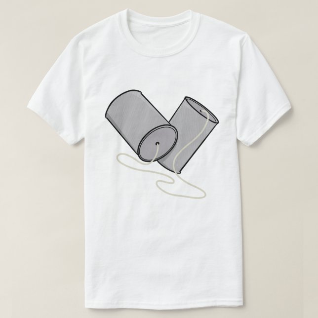 T-shirt Téléphone Boîte de Conserves Nostalgie (Design devant)