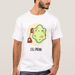 T-shirt Téléphone cellulaire drôle Biologie jeu de science