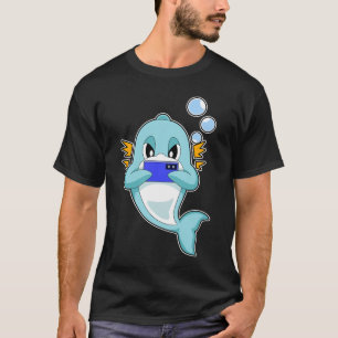 T-shirt Téléphone intelligent Dolphin Gamer
