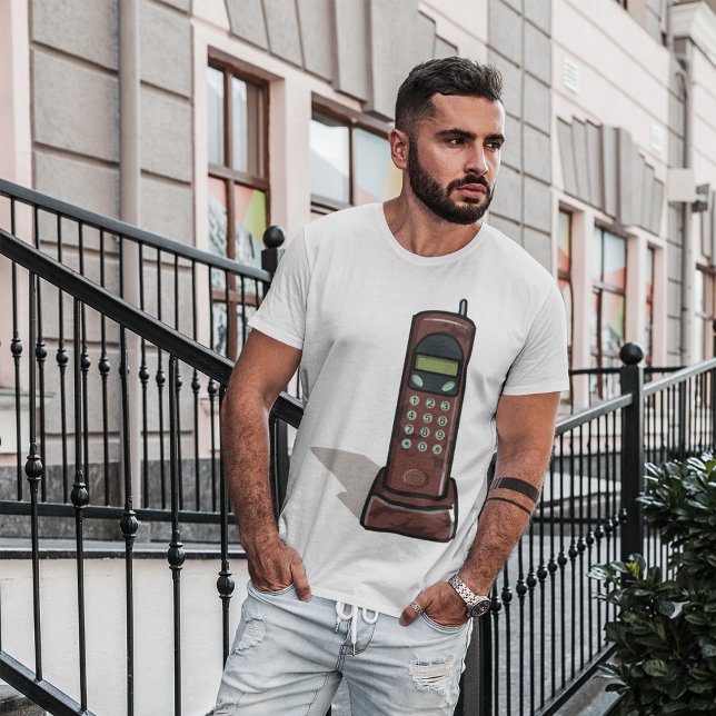 T-shirt Téléphone sans fil rétro Vintage 90s (Créateur téléchargé)